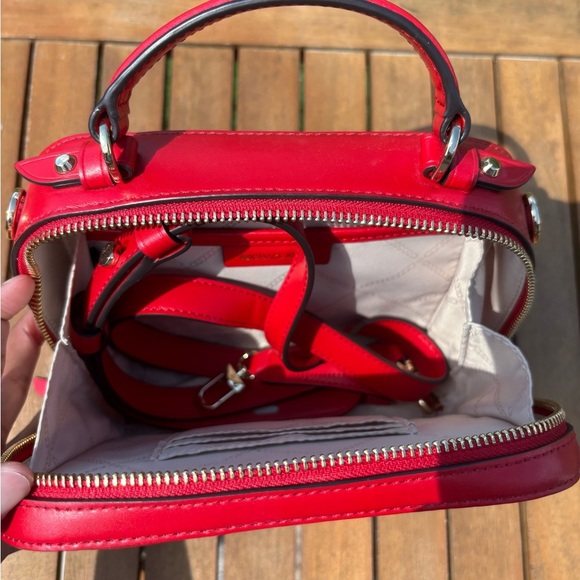 Michael Kors Red Quilted Leather Box Bag – Like New - Picture 4 of 11